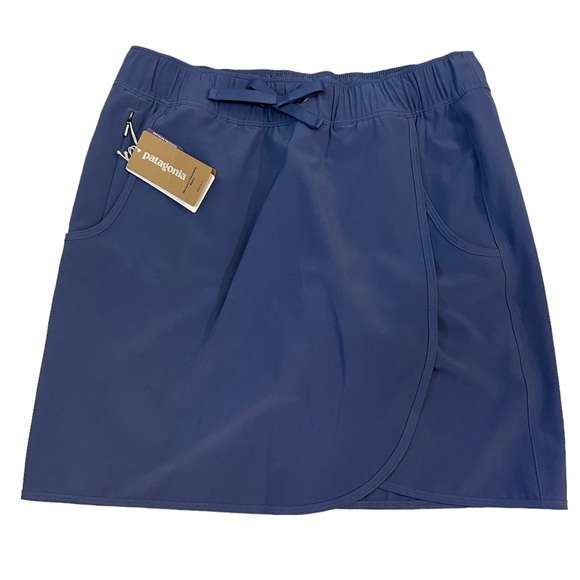 NWT! Patagonia Fleetwith Skort Current Blue - Picture 3 of 4